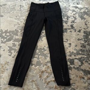 Lululemon fast and free black leggings